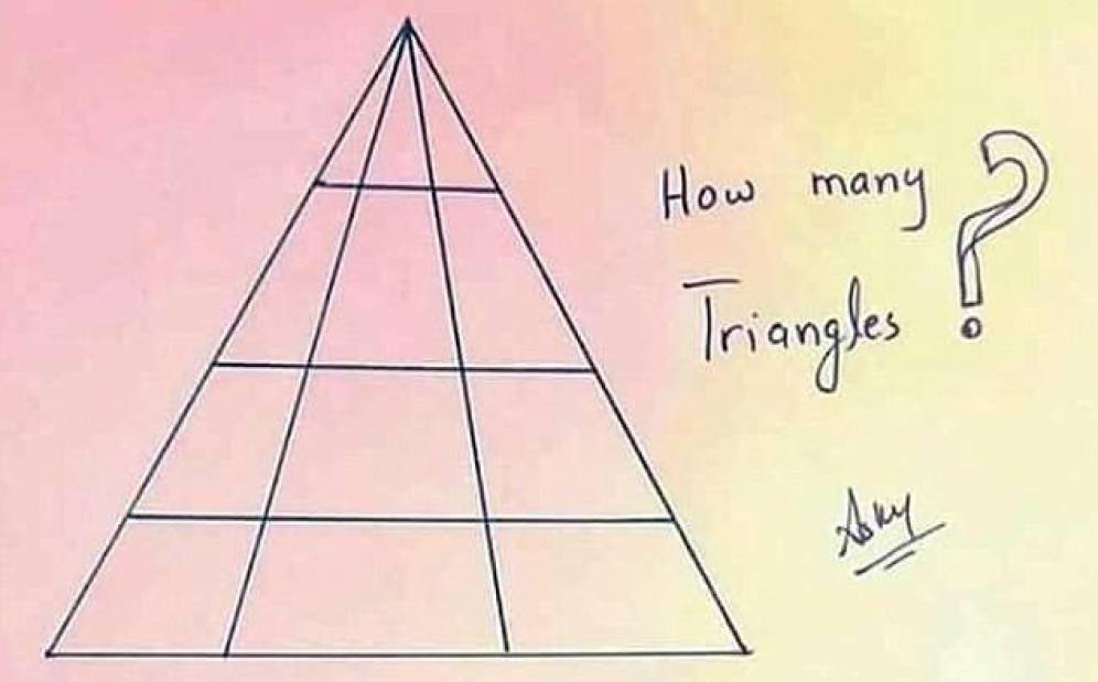 Test inteligencia divertido: Triángulos